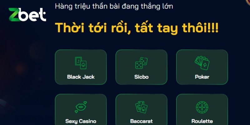 Zbet là sân chơi cá cược toàn diện